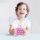 Mordely Pop It Game - Pop It Pro Light Up Game Quick Push Fidget Game Pink Pink Rabbit 6