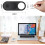 Conjunto de 6 capas protetoras para câmera de laptop, computador, webcam e celular (pretas). 2