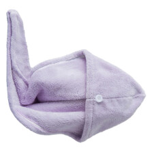 Microfiber Hair Drying Towel Cap for Women with Button Closure, Quick Dry, Lightweight Travel Fit
