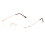 Γυαλιά ανάγνωσης χαμηλού προφίλ, full rimless, ελαφριά, λεπτά και κομψά - Λεπτά, κομψά 3