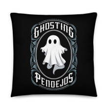 Vicces mexikói szellem halloweeni alappárna, szellemes pendejos (56 cm 56 cm)