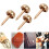 Μεταλλικά χάρτινα κουμπώματα για χειροτεχνίες DIY, BlingKingdom Craft Brads, αντισκωριακά, 6