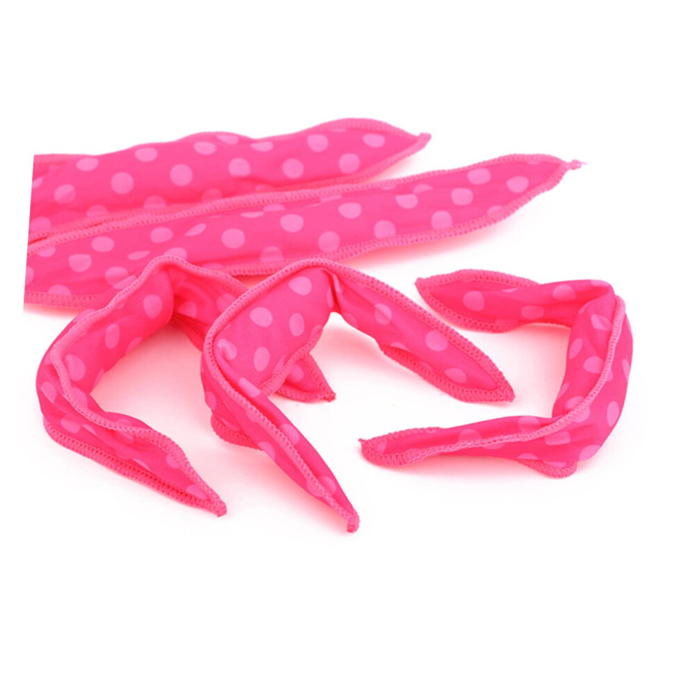 Black/Green 30Pcs Heatless Hair Curlers Soft Sponge No Heat Rollers For Overnight Styling Rosy