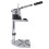 Universal Drill Press Stand for Electric Drill Workstation Adjustable Height Aluminum Alloy Base Solid Column Bar Ergonomic Rubber Handle Drill Depth 4