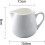 Mini Ceramic Milk Jug with Handle Bone China Small Coffee Pitcher Compact Elegant Design 3