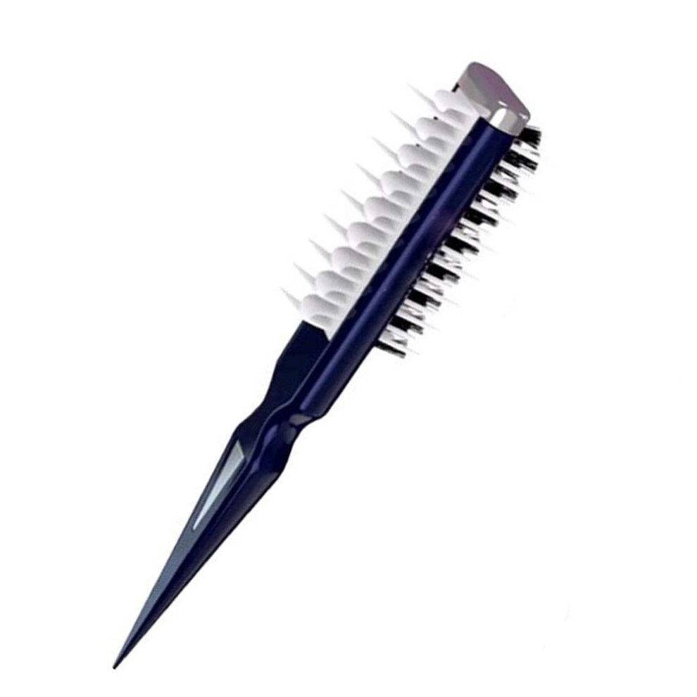 Volumizing Hair Brush with Boar Bristle Comb for Instant Root Lift and Heat Styling TravelFriendly