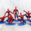 Σετ 7 τεμαχίων φιγούρων Spider-Man, συμβατό με θέμα υπερήρωα, διακοσμήσεις για πάρτι 4