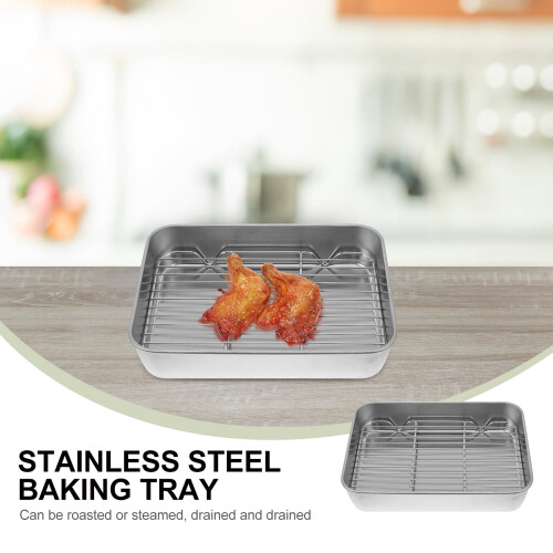 Eease Pizza Oven Sheet with Nonstick Rack for Baking and Roasting 2
