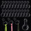30pcs Snáithe Bróidnéireachta Aicrileach Braoin Snáithe Bróidnéireachta Glan Eagraithe Bobbins Snáithe Caol le haghaidh Stóráil Snáithe 8