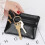 Monedero pequeño, cartera, monedero, rosa oscuro 8