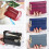 Monedero pequeño, cartera, monedero, rosa oscuro 6