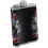 Φιάλη Buccaneers Fagon Hip Flask8oz, Δερμάτινη φιάλη τσέπης από ανοξείδωτο ατσάλι, κατάλληλη 4