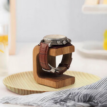 Cailmei Uhrenständer aus Holz für Herren, Aufbewahrungsständer für Armbanduhren und Armbänder, ideal für den Einzelhandel (siehe Abbildung),