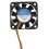 2Pcs3Pin40mm Square PC Computer Cooling Fan DC12V Black 8