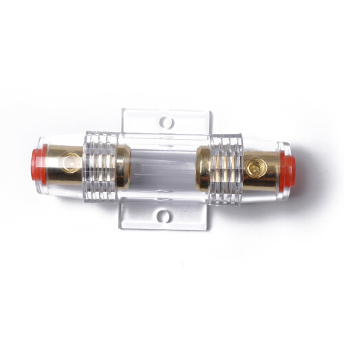 Θήκη ασφαλειών AGU εν σειρά 4/8Gauge AWG, κουτί ασφαλειών με ασφάλεια 100Amp 2
