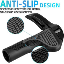 Uclet Bike Accessories Handle Set General Purpose Rubber Silicone Mountain Bike Pair Gloves Horn Handle Grip Set Accessories