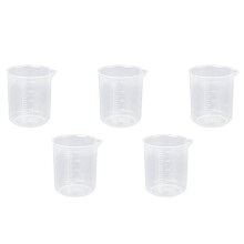 Vaso de precipitados graduado de 5 x 500 ml transparente
