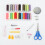 Kit de couture portable pour réparations rapides, 24 couleurs, facile à utiliser. 3