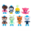 Suminiy.usΠακέτο 8 φιγούρων Octonauts Παιχνίδια 5-10cm Πεταλίδες Peso Kwazii Παιδικά δώρα 1