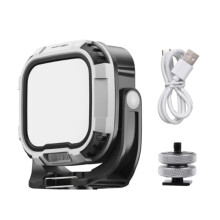 R7 PRO 28W Magnetic LED Video Light Portable Fill Light Multifunctional Camera Light with Red Warning Light Handle