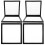 icolorfuled 4pcs Floating Jewelry Display Frame Transparent Storage Box 6