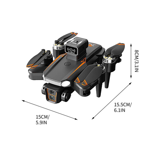 Drone με μεγάλη οθόνη, αεροφωτογράφηση HD, κινητήρα χωρίς ψήκτρες, τετρακόπτερο, 2