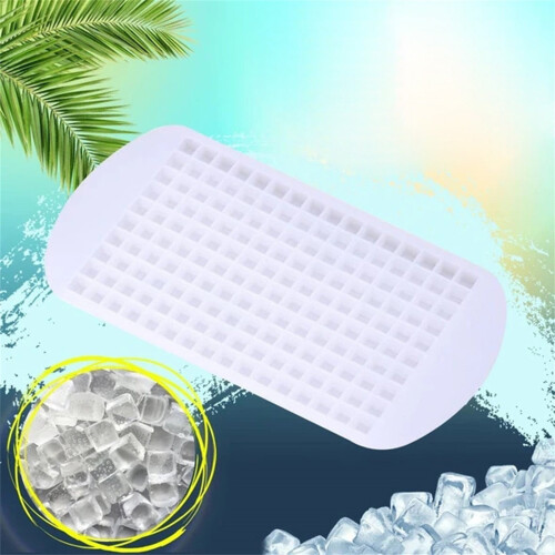 Lmueinov160Grid Μίνι Τετράγωνο Δίσκος Πάγου Κατασκευαστής Σιλικόνης Παγωτού για 2