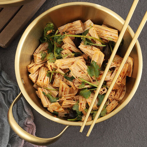 1pc Κορεάτικη κατσαρόλα Ramen Χρήσιμη κατσαρόλα σούπας από ανοξείδωτο ατσάλι 1