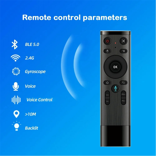 Q5Bluetooth Υπέρυθρο Τηλεχειριστήριο Φωνής Smart TV Box 2.4G Air Mouse Μίνι Ασύρματο Πληκτρολόγιο 1