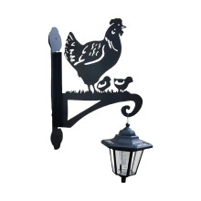 Lampes de jardin Poaug en liquidation - Applique murale solaire compatible avec la décoration de cour, étanche IP65, contrôle automatique de