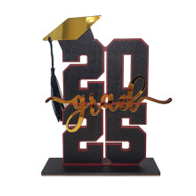 Adornos de madera tridimensionales para la graduación de 2025 y CISIL. Regalos de graduación.