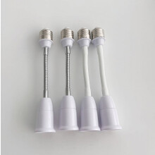 Rallonge de douille Gymnture E27 avec bras flexible, convertisseur E27 vers E27 pour intérieur et extérieur, compatible avec les ampoules E27