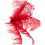 40 Pcs Natural Ostrich Feathers Wedding Decoration Red 20-25cm 2