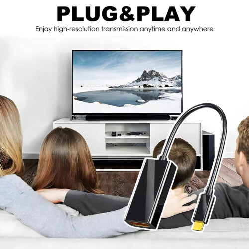 Αρσενικό τύπου-c σε θηλυκό HDMI4K-X63Οθόνη USB Interface VGA Σταθμός σύνδεσης T2G2 1