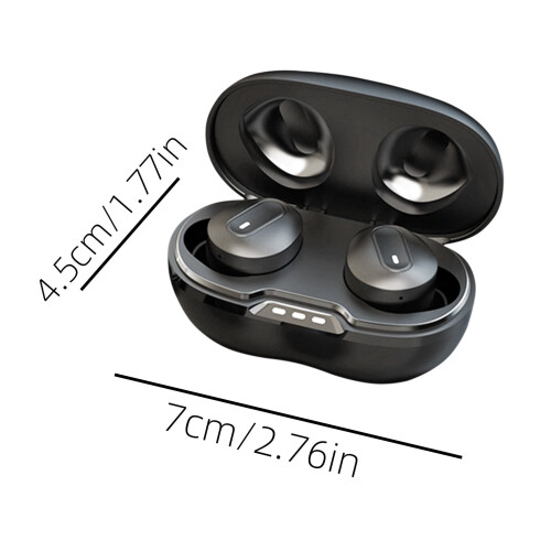 Ασύρματα ακουστικά PAVEOS Bluetooth5.3, Έλεγχος δακτύλων, Θήκη ασύρματης φόρτισης, 1
