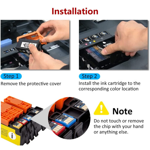 Κασέτα μελανιού εκτυπωτή 910XL για Office Jet Pro8020/8020e, Κυανό/Ματζέντα/Κίτρινο, 2