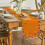 Sm: )e Happy Birthday Polka Dot Orange Table Runner13x60Inch 6