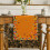 Sm: )e Happy Birthday Polka Dot Orange Table Runner13x60Inch 4