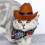 Αστείο Western Cowboy καπέλο για σκύλο, γάτα, καπέλο φωτογραφίας, καθολικό καπέλο σκύλου 2