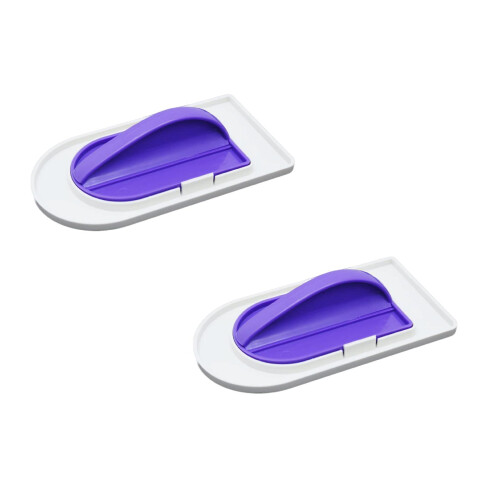 1 Pcs Cake Leveler Cake Decor Icing Smoother Removable Flat Sugarcraft Smoother Polisher Baking Tool *2PCS