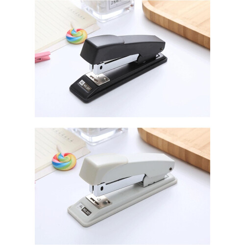 Stapler Large Metal Stapler Durable and Labor-Saving Binding Machine Office Supplies Study Stationery 2