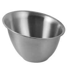 Bol à légumes Hesroicy, en acier inoxydable de qualité alimentaire, biseauté et poli miroir, grande capacité pour salades, plats mijotés,