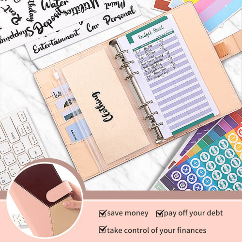 Creative Splice A6 Ledger Zipper Bag Macaron Color Budget 2
