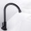 Eease Black Single Handle Kitchen Sink Faucet with Rotatable Sprayer 4
