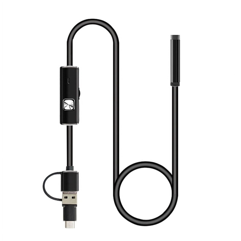 3-In-1 Endoscope Camera 480P/5.5Mm/Hard Wire/Ip67 Waterproof For Car Maintenance And Industrial Sewer Inspection 5M 9395123774619