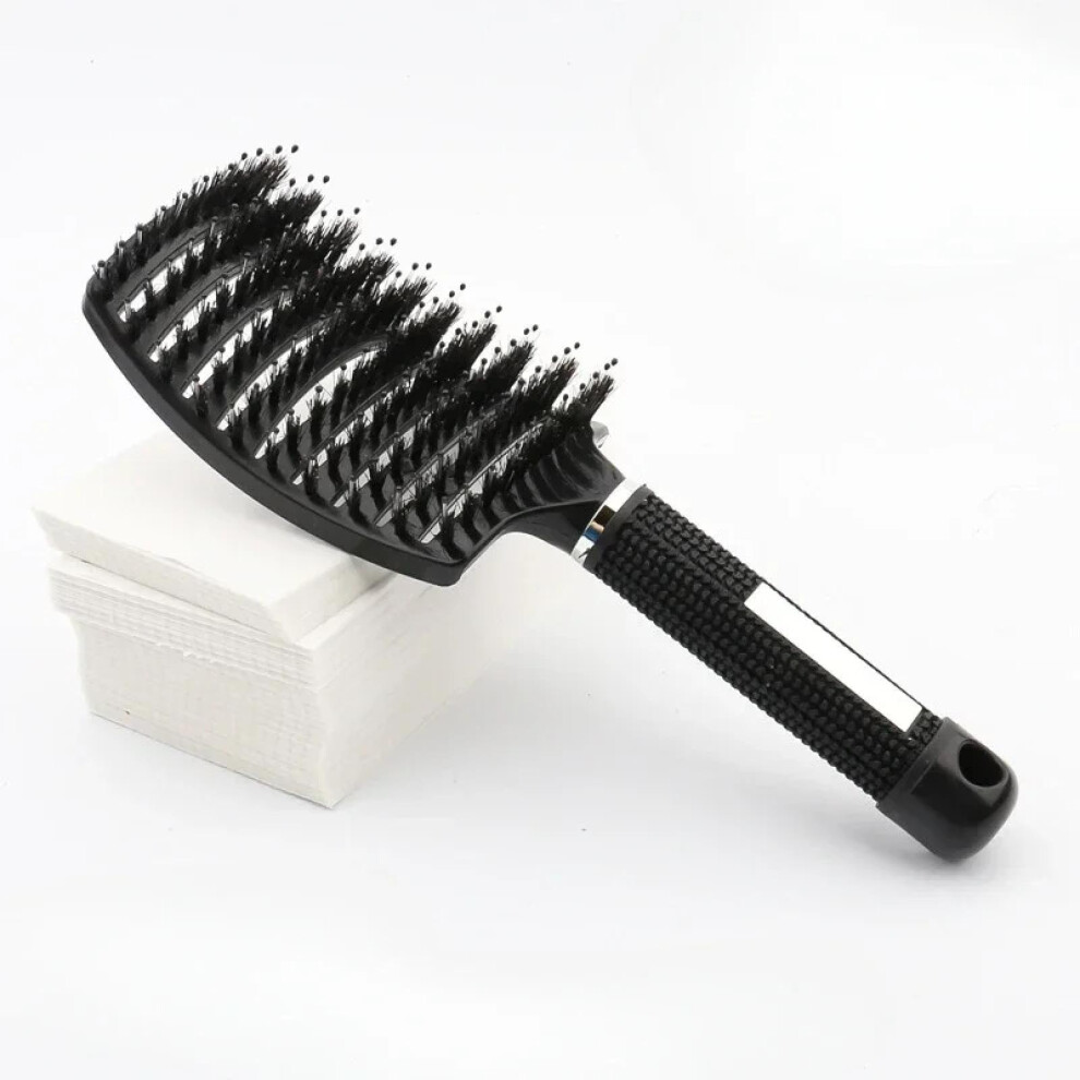 Unisex Detangling Hair Brush For Wet And Curly Hair With Vented Design And Gentle Scalp Massage