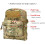 Hydration Backpack with Bladder MOLLE Tactical Pack for Hiking Outdoor Khaki Assault Bag 3