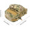Hydration Backpack with Bladder MOLLE Tactical Pack for Hiking Outdoor Khaki Assault Bag 4