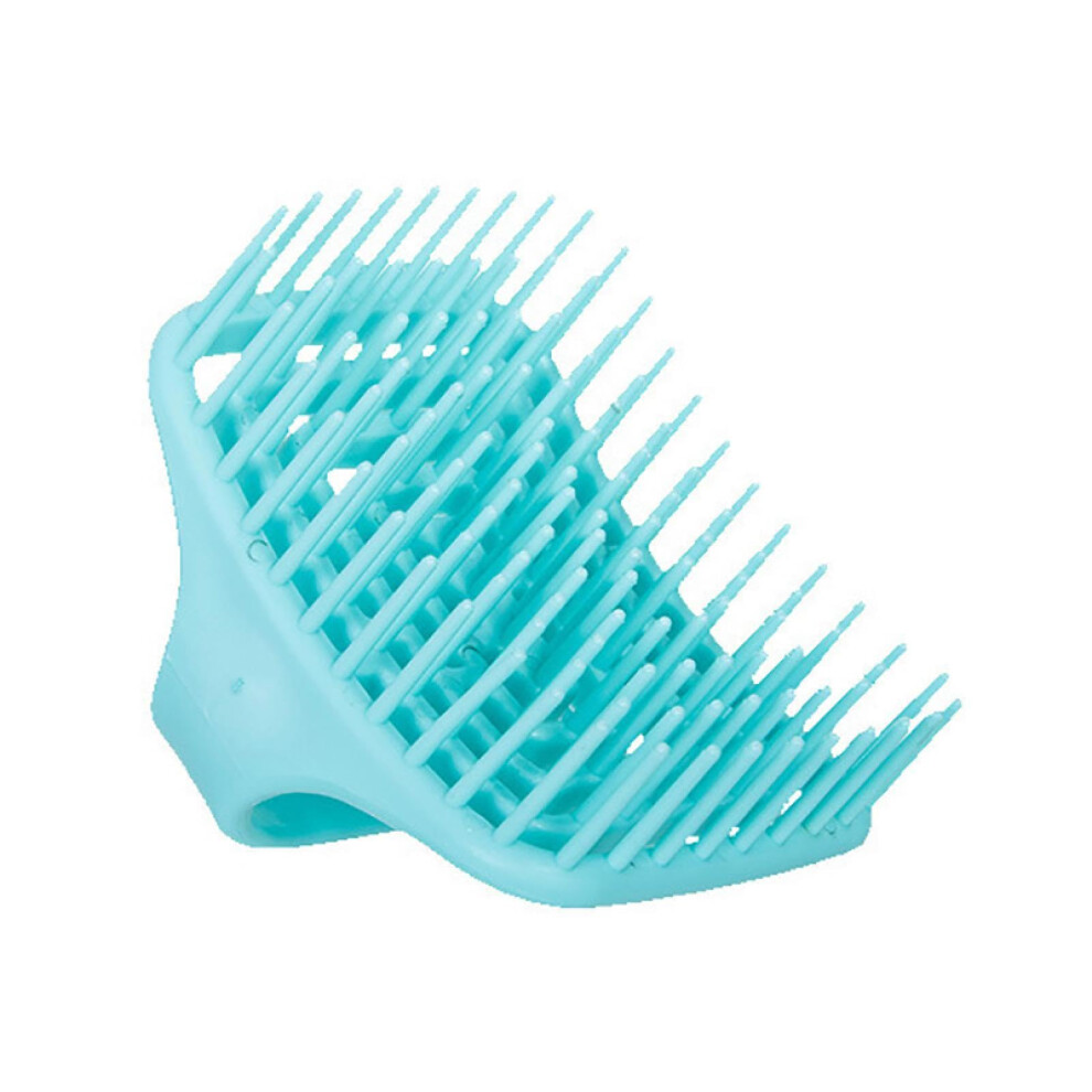 Scalp Massage Brush with Silicone Bristles for Gentle Hair Care, Wet and Dry Shampoo Brush
