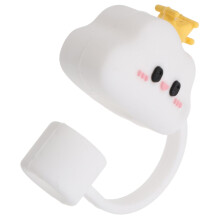Silicone Straw Covers Cute Cloud Shape Reusable Leakproof Dust Caps for Tumblers Drinks